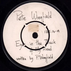 Mega Sale Pete Wingfield - Eyes In The Back Of My Head - 7 Inch